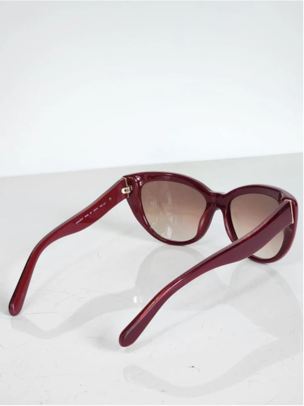 KATE‎ SPADE Emalee Gradient Burgundy Brown Cat Eye Sunglasses